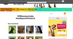 Desktop Screenshot of hund.ch