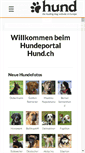 Mobile Screenshot of hund.ch